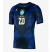 Brasilien Lucas Paqueta #20 Bortatröja VM 2026 Kortärmad